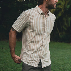 Bless Up Breathable Stretch Shirt - Beige