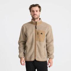 Campover Fleece Zip Jacket - Khaki
