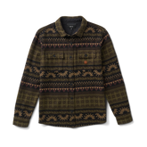 Nordsman Jacquard Flannel - Dark Military