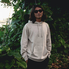Safe Camp Embroidery Fleece - Fossil