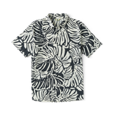 Bless Up Breathable Stretch Shirt - Black Monstera
