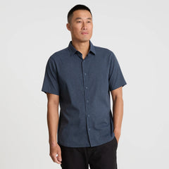Bless Up Breathable Stretch Shirt - Navy