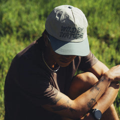 Mathis 5 Panel Strapback Hat - Oatmeal