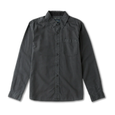 Made To Fade Long Sleeve Button Up Shirt - Washed Charcoal