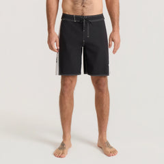 Passage Panel 18.5" Boardshorts - Black/white
