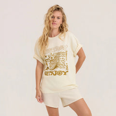 Seaweed Queen Oversized Premium Tee - Bone