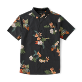 Journey Short Sleeve Button Up Shirt - Onyx