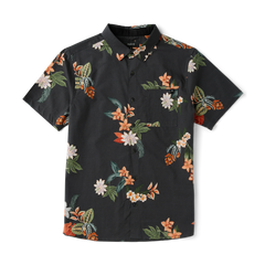 Journey Short Sleeve Button Up Shirt - Onyx