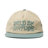 Mathis 5 Panel Strapback Hat - Oatmeal