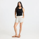 Wind Worn Tank Top - Black