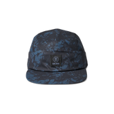 Run Bless Up Camper Strapback Hat - Navy Tie Die