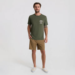 Moto Palm Premium Tee - Military