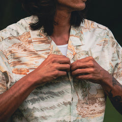 Gonzo Short Sleeve Button Up Shirt - Seafoam