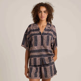 Riviera Short Sleeve Shirt - H.O.D Dark Navy