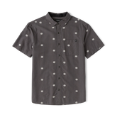 Journey Short Sleeve Button Up Shirt - Charcoal
