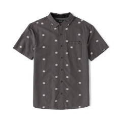 Journey Short Sleeve Button Up Shirt - Charcoal