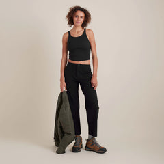 Wind Worn Tank Top - Black