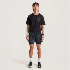 Bommer 3.5" Shorts - Navy Tie Dye