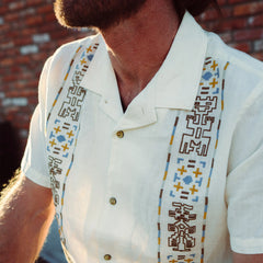 Gonzo Camp Button Up Shirt - Ivory