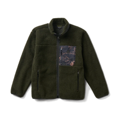 Campover Fleece Zip Jacket - Dark Military