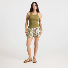 Wind Worn Tank Top - Dusty Olive