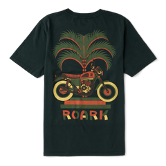 Moto Palm Premium Tee - Washed Black