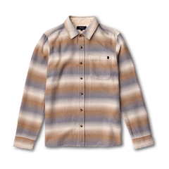 Crossroads Organic Cotton Flannel - Stripe Bone