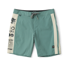 Passage Panel 18.5" Boardshorts - Slate Green