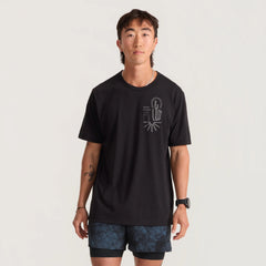 Mathis Active Short Sleeve Tee - Chaos Black