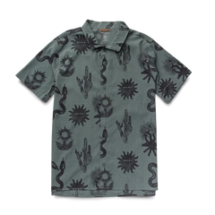 Bless Up Trail Button Up Shirt - Forest
