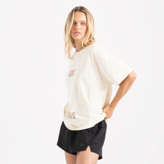 Sun Oversized Premium Tee - Bone