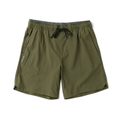 Serrano 7" Active Stretch Shorts - Military