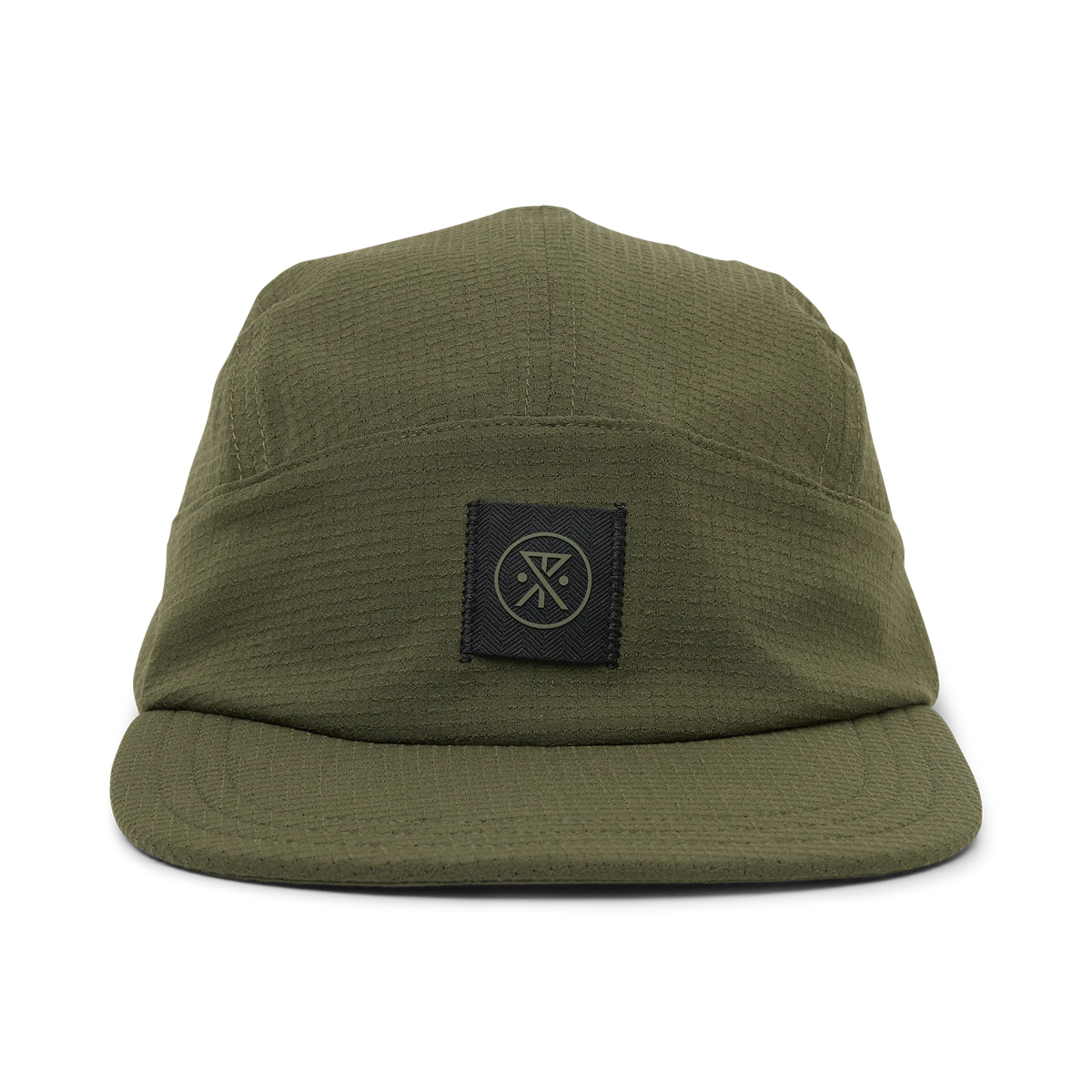 Run Bless Up Camper Strapback Hat - Military