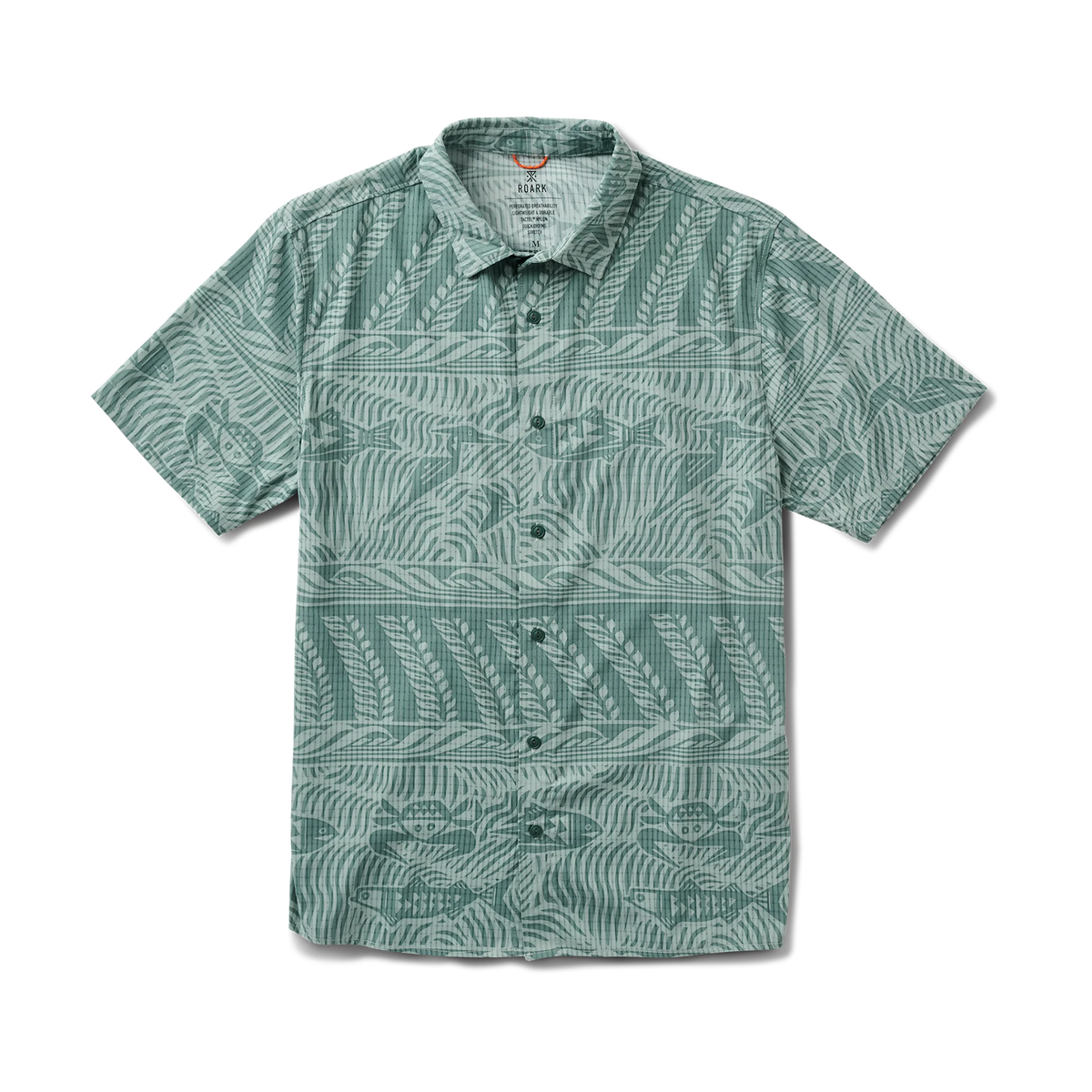 Bless Up Breathable Stretch Shirt - Slate Green