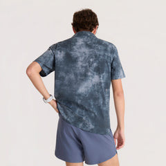 Bless Up Trail Button Up Shirt - Dark Slate