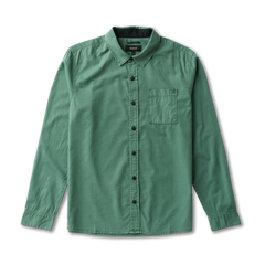 Made To Fade Long Sleeve Button Up Shirt - Washed Slate Green