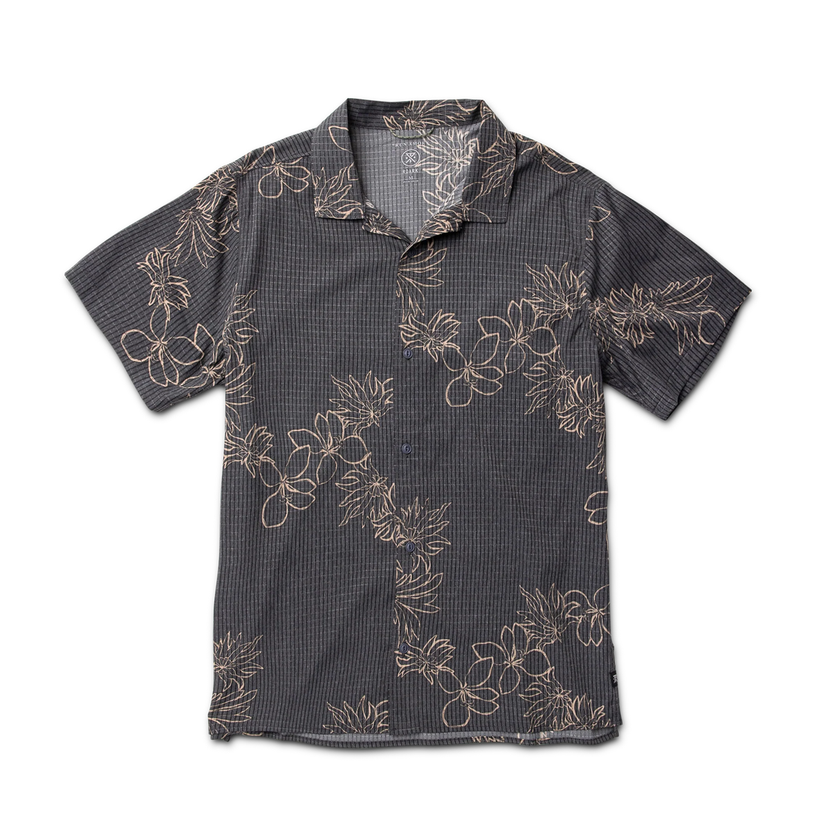 Bless Up Trail Button Up Shirt - Onyx Floral