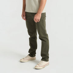 HWY 128 5-Pocket Broken Twill Denim - Military