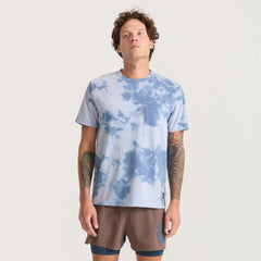 Mathis Active Tie Dye Pocket Short Sleeve Tee - Neptune Tie Dye