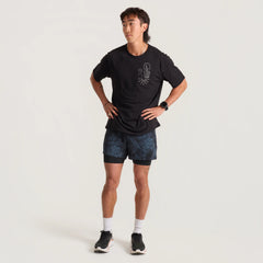 Mathis Active Short Sleeve Tee - Chaos Black
