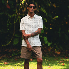 Bless Up Breathable Stretch Polo Shirt - Unbleached