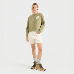 Port Crew Hoodie - Dusty Olive
