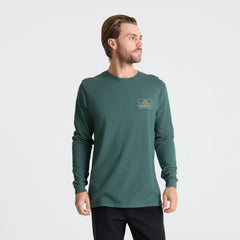 Earth & Sea Premium Long Sleeve Tee - Slate Green
