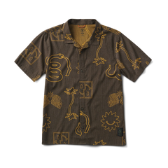 Bless Up Trail Button Up Shirt - Kaffa