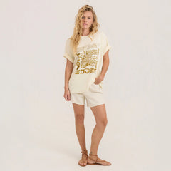 Seaweed Queen Oversized Premium Tee - Bone