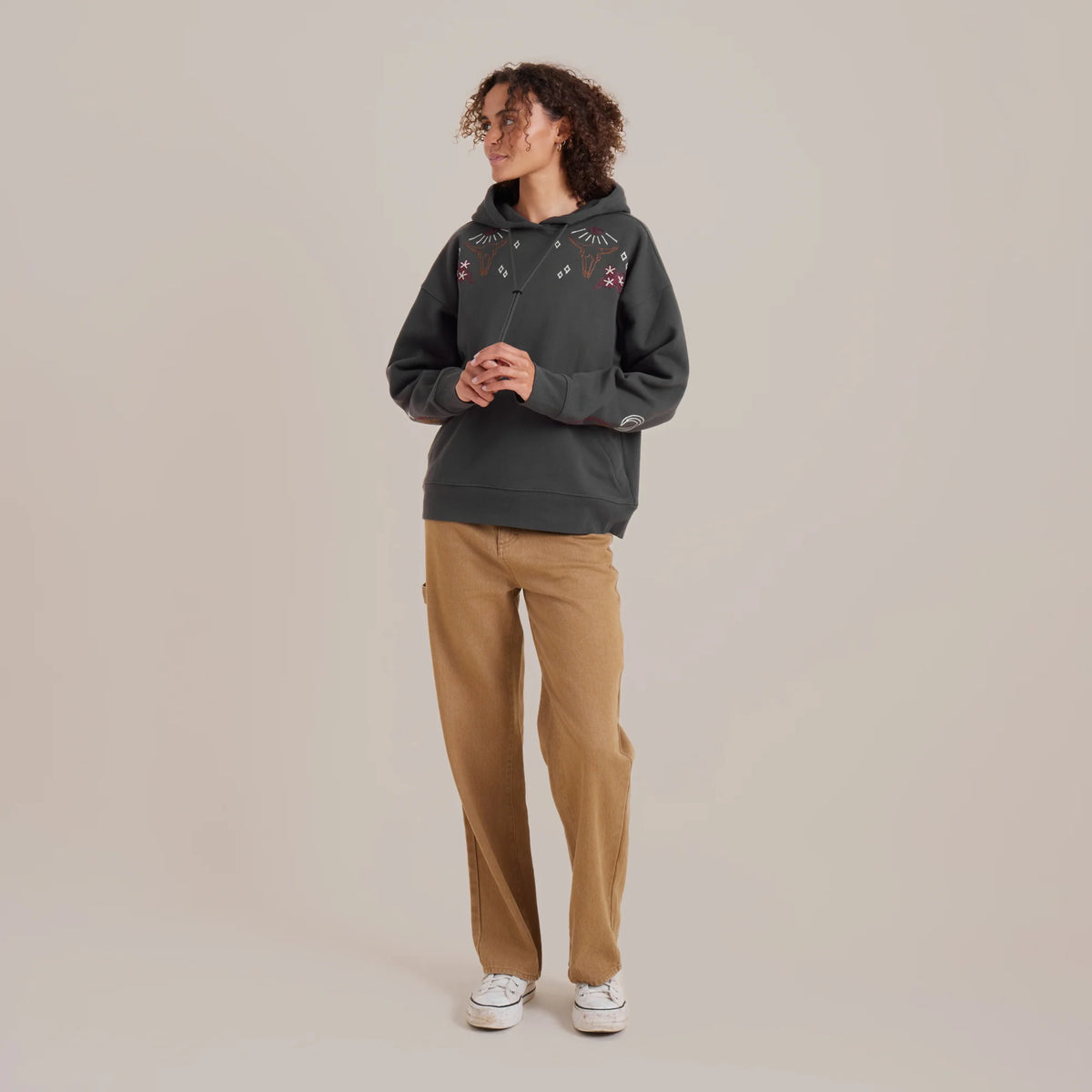 Hiker Hoodie - Faded Black