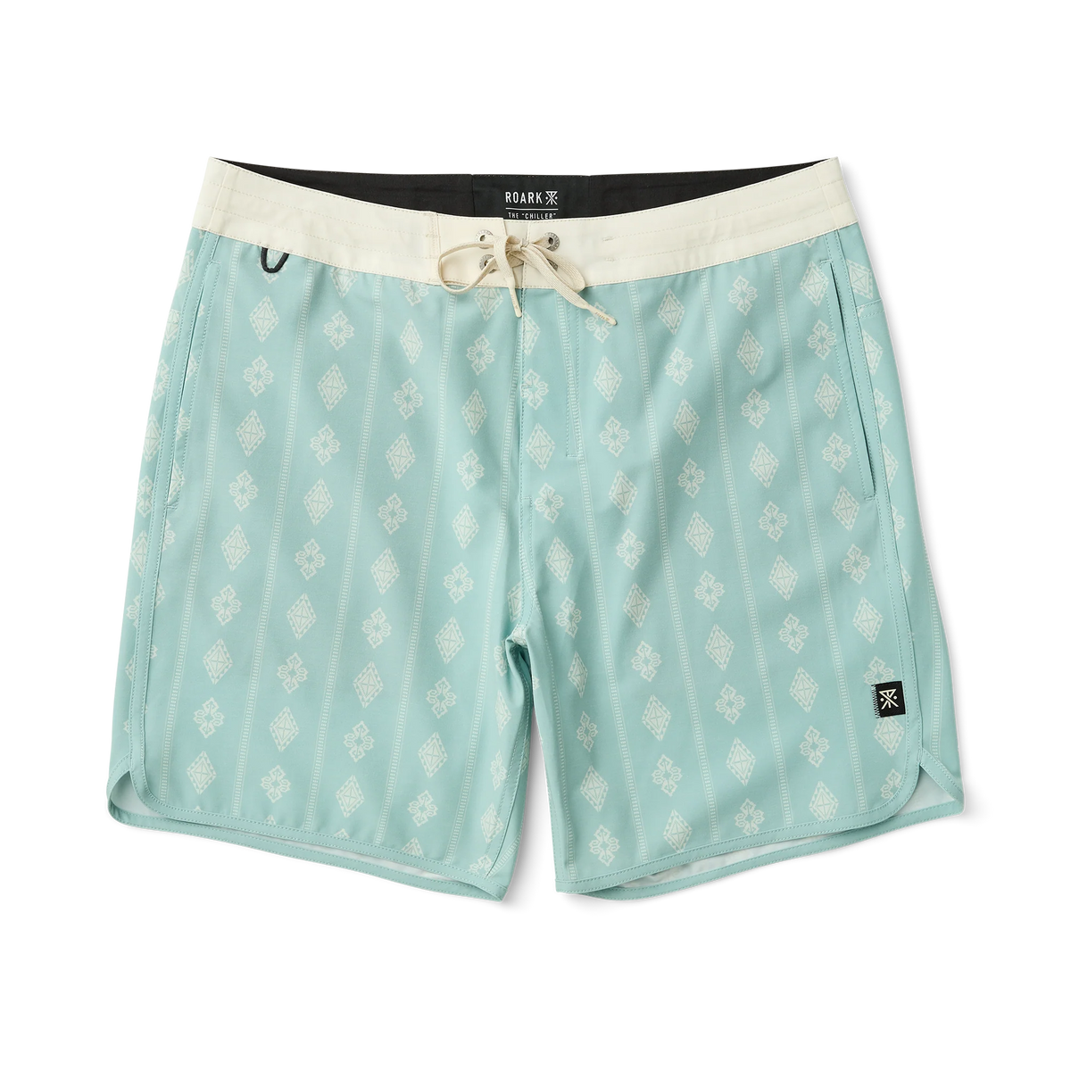 Chiller Scallop 17" Boardshorts - Hazy Blue