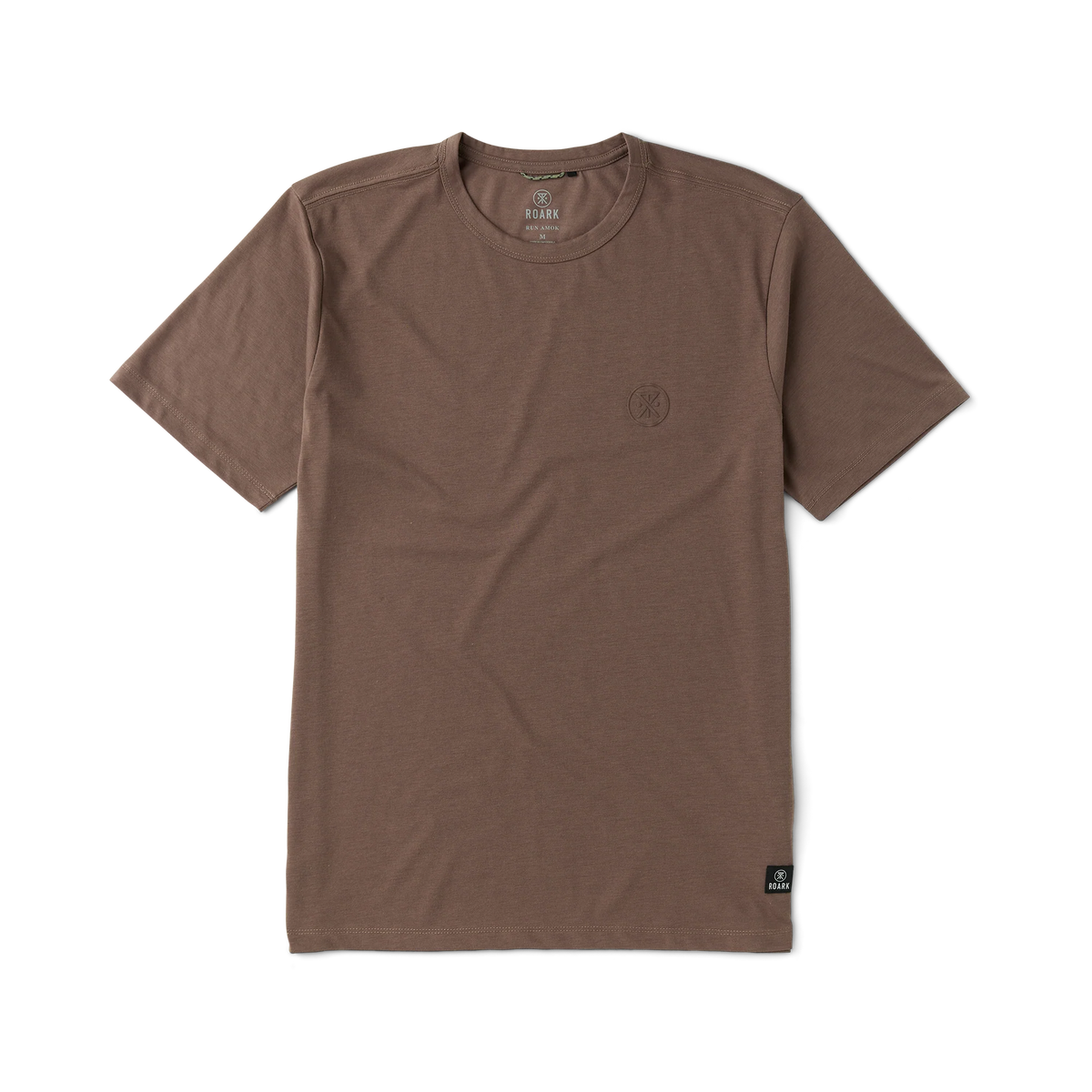 Mathis Active Short Sleeve Tee - Faded Brown