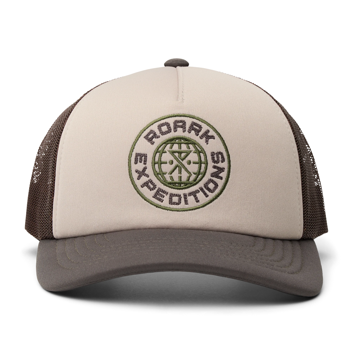 Foam Trucker Global Snapback Hat - Military