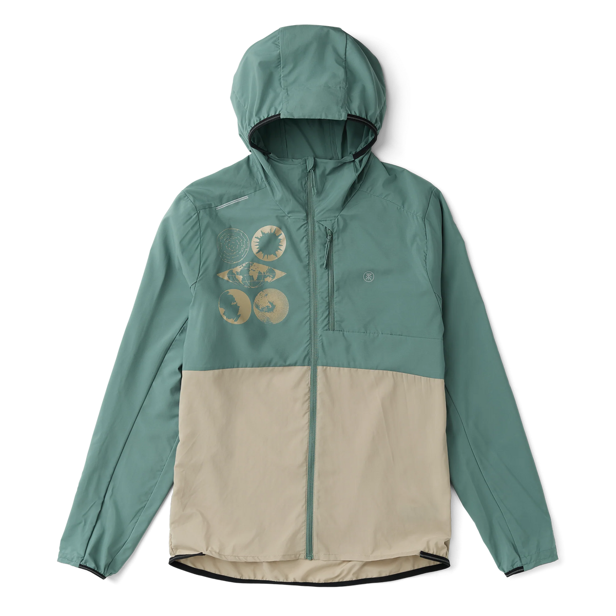 Secondwind 3.0 Jacket - Slate Green/Tan
